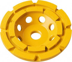 DeWALT - 5" Diam x 5/8" Hole x 1.1" Thick, I Hardness, Surface Grinding Wheel - Diamond, Type 11C9, Medium/Fine Grade - Eagle Tool & Supply