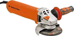 WALTER Surface Technologies - 5" Wheel Diam, 11,000 RPM, Corded Angle & Disc Grinder - 5/8-11 Spindle - Eagle Tool & Supply