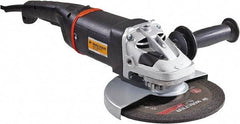 WALTER Surface Technologies - 9" Wheel Diam, 6,600 RPM, Corded Angle & Disc Grinder - 5/8-11 Spindle - Eagle Tool & Supply