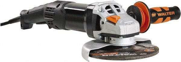 WALTER Surface Technologies - 6" Wheel Diam, 9,600 RPM, Corded Angle & Disc Grinder - 5/8-11 Spindle - Eagle Tool & Supply