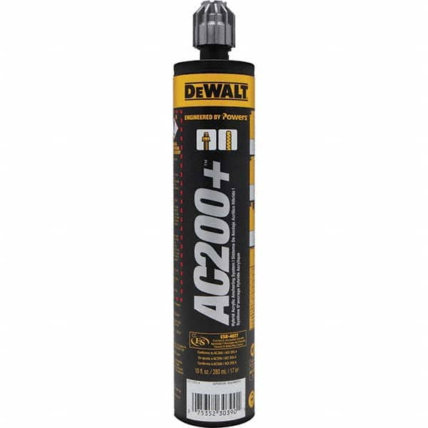 DeWALT Anchors & Fasteners - Anchoring Adhesives Adhesive Material: Acrylic Volume (fl. oz.): 9.50 - Eagle Tool & Supply