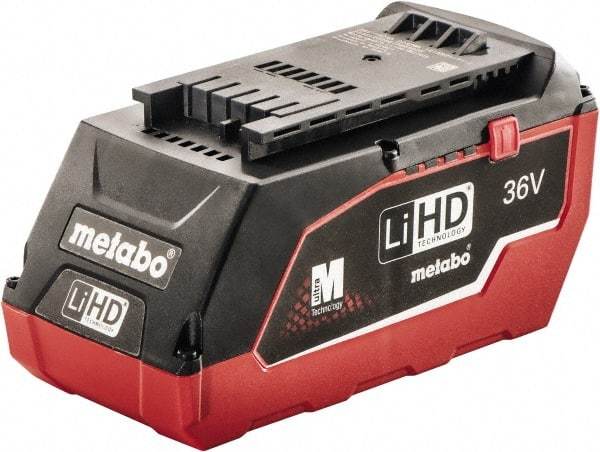 Metabo - 36 Volt Lithium-Ion Power Tool Battery - 6.2 Ahr Capacity, 2 hr Charge Time, Series 36V LiHD - Eagle Tool & Supply