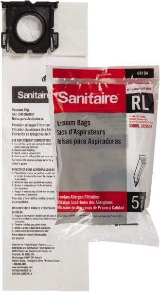 Sanitaire - 3 Qt Paper Vacuum Bag - For SC5500A - Eagle Tool & Supply