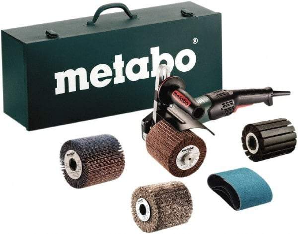 Metabo - 4 to 8" Pad Diam, 800 to 3,000 RPM, 0.25 hp, Handheld Electric Burnisher - 5/8-11" Spindle Thread, 14.5 Amps, 120 Volts - Eagle Tool & Supply