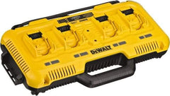 DeWALT - 20 Volt, 4 Battery Lithium-Ion Power Tool Charger - 1 hr & 30 min to Charge, AC Wall Outlet Power Source - Eagle Tool & Supply