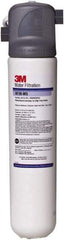 3M - 4-1/2" OD, 15-1/2" Cartridge Length, 0.5 Micron Rating Cartridge Filter Assembly - 3/8" Pipe Size, Reduces Taste, Odor, Chlorine, Particulate & Cyst - Eagle Tool & Supply