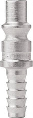 CEJN - Hose Barb ARO Pneumatic Hose Connector - Steel Zinc Plated, 1/4" Body Diam, 3/8" Hose ID - Eagle Tool & Supply