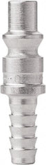 CEJN - Hose Barb ARO Pneumatic Hose Connector - Steel Zinc Plated, 1/4" Body Diam, 1/4" Hose ID - Eagle Tool & Supply