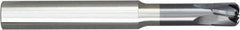 Niagara Cutter - 2mm, 4 Flute, Single End, Solid Carbide, 1mm Corner Radius End Mill - 65mm OAL, 10° Helix, Right Hand Flute, 1mm LOC, Right Hand Cut, 1" Extended Reach - Eagle Tool & Supply