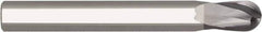 Niagara Cutter - 10mm Diam, 10mm LOC, 2 Flute Solid Carbide Ball End Mill - AlTiN Finish, Single End, 70mm OAL, 10mm Shank Diam, Spiral Flute - Eagle Tool & Supply