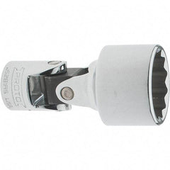 Proto - 7/8", 3/8" Drive, Intermediate Hand Socket - 12 Points, 2-1/4" OAL, Steel, Full Polish Finish - Eagle Tool & Supply