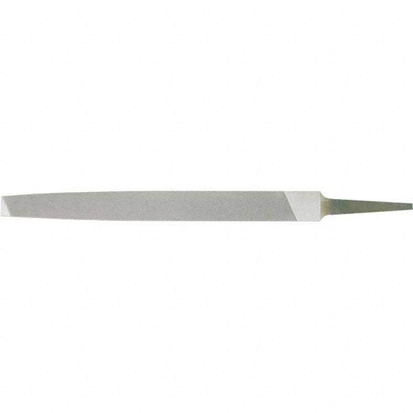 Stanley - 12" Long, Bastard Cut, Flat American-Pattern File - Single Cut, 0.3" Overall Thickness - Eagle Tool & Supply