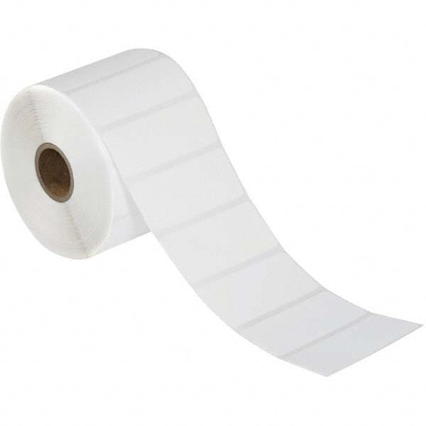 Value Collection - Pack of 12 Rolls, 1,310 Labels per Roll, 3" x 1" White Paper Thermal Labels - Eagle Tool & Supply