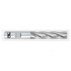 1-1/4 x 1-1/4 x 2 x 4-1/2 6 Fl HSS-CO Roughing Center Cutting End Mill -  Bright - Eagle Tool & Supply