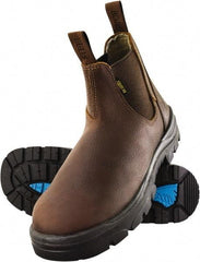 Steel Blue - Men's Size 13 Medium Width Steel Work Boot - Oak, Leather Upper, TPU Outsole, 6" High, Waterproof - Eagle Tool & Supply