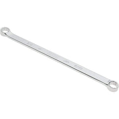 Proto - 9/16" x 5/8" 12 Point Box Wrench - Double End, 53/64" Head Diam x 13/32" Head Thickness, 12-31/64" OAL, Steel, Polished Finish, 15° Offset - Eagle Tool & Supply