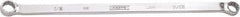 Proto - 7/16" x 1/2" 12 Point Box Wrench - Double End, 21/32" Head Diam x 23/64" Head Thickness, 10-45/64" OAL, Steel, Polished Finish, 15° Offset - Eagle Tool & Supply