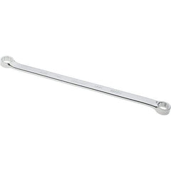 Proto - 11/16" x 3/4" 12 Point Box Wrench - Double End, 1" Head Diam x 1/2" Head Thickness, 14-11/32" OAL, Steel, Polished Finish, 15° Offset - Eagle Tool & Supply