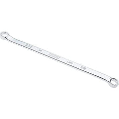 Proto - 1/2" x 9/16" 12 Point Box Wrench - Double End, 53/64" Head Diam x 3/8" Head Thickness, 11-35/64" OAL, Steel, Polished Finish, 15° Offset - Eagle Tool & Supply
