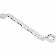 Proto - 3/4" x 7/8" 12 Point Box Wrench - Double End, 1-1/16" Head Diam x 1-1/4" Head Thickness, 11-1/2" OAL, Steel, Polished Finish, 15° Offset - Eagle Tool & Supply