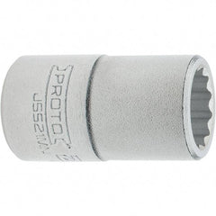 Proto - 3/4" Drive, Standard Hand Socket - 12 Points, 2.307" OAL, Steel, Full Polish Finish - Eagle Tool & Supply