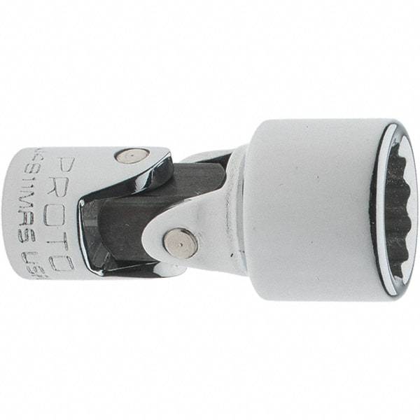 Proto - 1/4" Drive, Standard Hand Socket - 12 Points, 1-17/64" OAL, Steel, Full Polish Finish - Eagle Tool & Supply