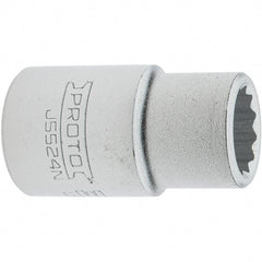 Proto - 3/4", 3/4" Drive, Standard Hand Socket - 12 Points, 2.285" OAL, Steel, Full Polish Finish - Eagle Tool & Supply