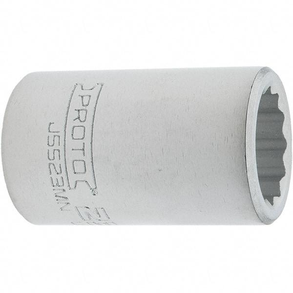 Proto - 3/4" Drive, Standard Hand Socket - 12 Points, 2.307" OAL, Steel, Full Polish Finish - Eagle Tool & Supply