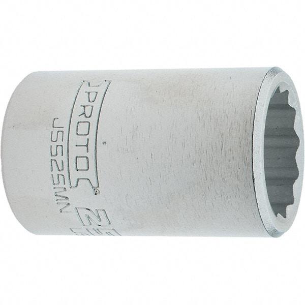 Proto - 3/4" Drive, Standard Hand Socket - 12 Points, 2.307" OAL, Steel, Full Polish Finish - Eagle Tool & Supply