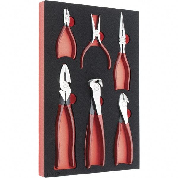 Proto - 6 Piece Crimper/Cutter Cutting Pliers - Comes in 11 x 16 Foam Insert - Eagle Tool & Supply