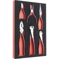 Proto - 6 Piece Crimper/Cutter Cutting Pliers - Comes in 11 x 16 Foam Insert - Eagle Tool & Supply