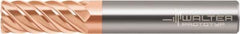 Walter-Prototyp - 10mm, 6 Flute, Single End, Solid Carbide, 0.5mm Corner Radius End Mill - 72mm OAL, 50° Helix, Right Hand Flute, 22mm LOC, Right Hand Cut - Eagle Tool & Supply