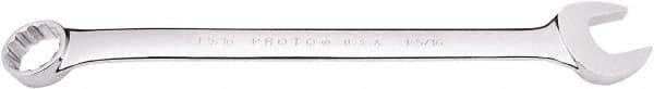 Proto - 1-5/16" 12 Point Combination Wrench - 15° Offset Angle, 17-5/8" OAL, Steel, Full Polish Finish - Eagle Tool & Supply