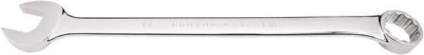 Proto - 1-1/2" 12 Point Combination Wrench - 15° Offset Angle, 20-1/4" OAL, Steel, Full Polish Finish - Eagle Tool & Supply