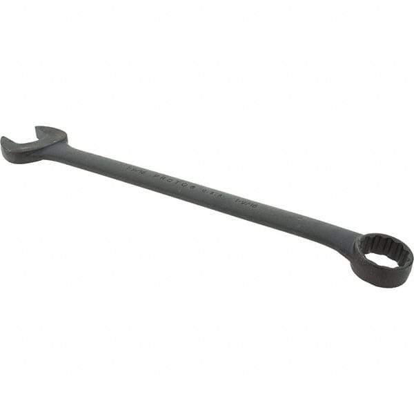 Proto - 1-9/16" 12 Point Combination Wrench - 15° Offset Angle, 20-5/16" OAL, Steel, Black Finish - Eagle Tool & Supply