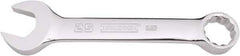 Proto - 25mm 12 Point Combination Wrench - 15° Offset Angle, 8-13/32" OAL, Steel, Full Polish Finish - Eagle Tool & Supply