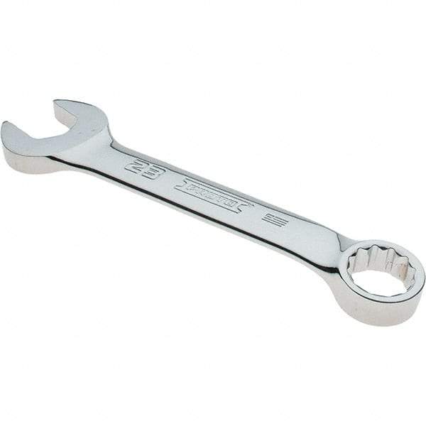 Proto - 23mm 12 Point Combination Wrench - 15° Offset Angle, 8-19/64" OAL, Steel, Full Polish Finish - Eagle Tool & Supply