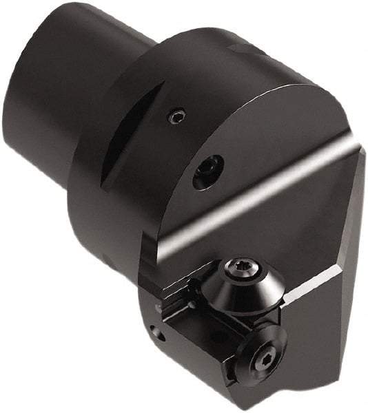 Seco - Left Hand Cut, Size C8, LCGN Insert Compatiblity, Internal Modular Turning & Profiling Cutting Unit Head - 55mm Ctr to Cutting Edge, 80mm Head Length, Through Coolant, Series Seco-Capto - Eagle Tool & Supply