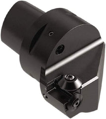 Seco - Left Hand Cut, Size C8, LCGN Insert Compatiblity, Internal Modular Turning & Profiling Cutting Unit Head - 55mm Ctr to Cutting Edge, 80mm Head Length, Through Coolant, Series Seco-Capto - Eagle Tool & Supply