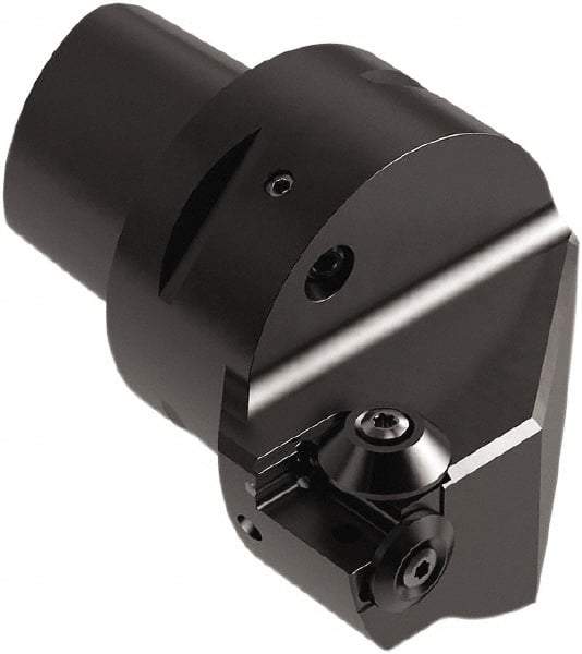 Seco - Left Hand Cut, Size C8, LCGN Insert Compatiblity, Internal Modular Turning & Profiling Cutting Unit Head - 55mm Ctr to Cutting Edge, 80mm Head Length, Through Coolant, Series Seco-Capto - Eagle Tool & Supply