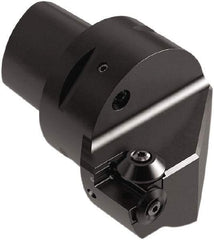 Seco - Left Hand Cut, Size C8, LCGN Insert Compatiblity, Internal Modular Turning & Profiling Cutting Unit Head - 55mm Ctr to Cutting Edge, 80mm Head Length, Through Coolant, Series Seco-Capto - Eagle Tool & Supply