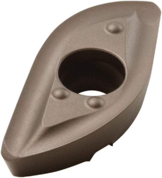 Seco - 218.21060 ME03 Grade MS2050 Carbide Milling Insert - TiAlN/NbN Finish, 0.09" Thick, 0.2" Inscribed Circle, 6mm Corner Radius - Eagle Tool & Supply