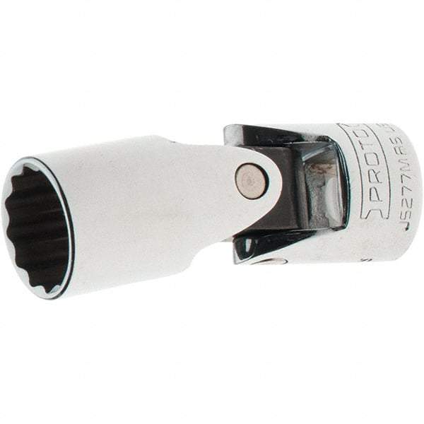 Proto - 3/8" Drive, Standard Hand Socket - 12 Points, 2-1/4" OAL, Steel, Full Polish Finish - Eagle Tool & Supply