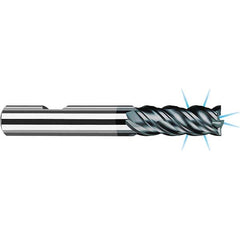Fraisa - 1/2, 1-1/4" LOC, 1/2" Shank Diam, 3-1/4" OAL, 4 Flute Solid Carbide Square End Mill - Eagle Tool & Supply