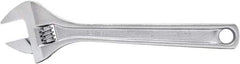 Proto - 1-1/2" Jaw Capacity, 12" Standard Adjustable Wrench - Steel, Polished Finish, 12" OAL - Eagle Tool & Supply