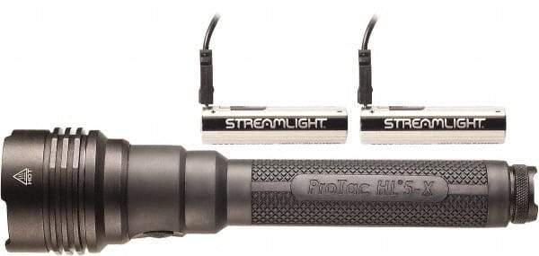 Streamlight - White LED Bulb, 3,500 Lumens, Industrial/Tactical Flashlight - Black Aluminum Body, 2 18650 Lithium-Ion Batteries Included - Eagle Tool & Supply