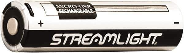 Streamlight - Size 18650, Lithium-Ion, 2 Pack, Standard Battery - 3.7 Volts, Button Tab Terminal - Eagle Tool & Supply