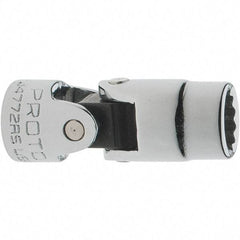 Proto - 5/16", 1/4" Drive, Standard Hand Socket - 12 Points, 1-7/16" OAL, Steel, Chrome Finish - Eagle Tool & Supply