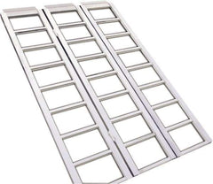 Erickson Manufacturing - 69" Long x 45" Wide, 1,500 Lb Capacity, Foldable Truck Ramp - Aluminum, For All Vehicles - Eagle Tool & Supply