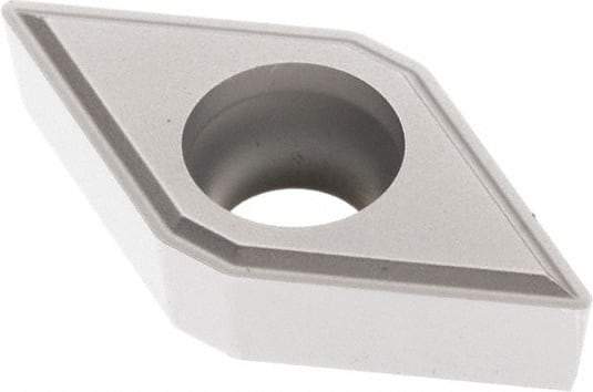 Seco - DCMT32.51 FF1 Grade TP3501 Carbide Turning Insert - TiCN/Al2O3 Finish, Diamond, 3/8" Inscr Circle, 5/32" Thick, 1/32" Corner Radius - Eagle Tool & Supply